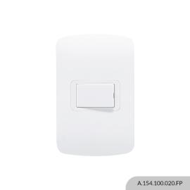FLOWPACK - LLAVE UNIPOLAR BLANCO  A154100020FP