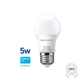 LAMPARA LED 5W ( 40W ) A50 E27 FRIA WELLMAX