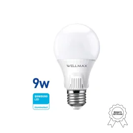 LAMPARA LED 9W ( 75W ) A60 E27 FRIA WELLMAX