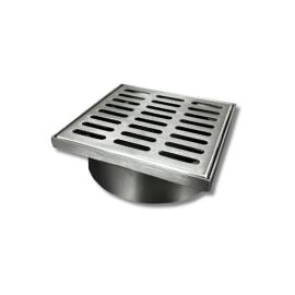 WEB - REJILLA 15X15 ACERO INOX. PLATEADA